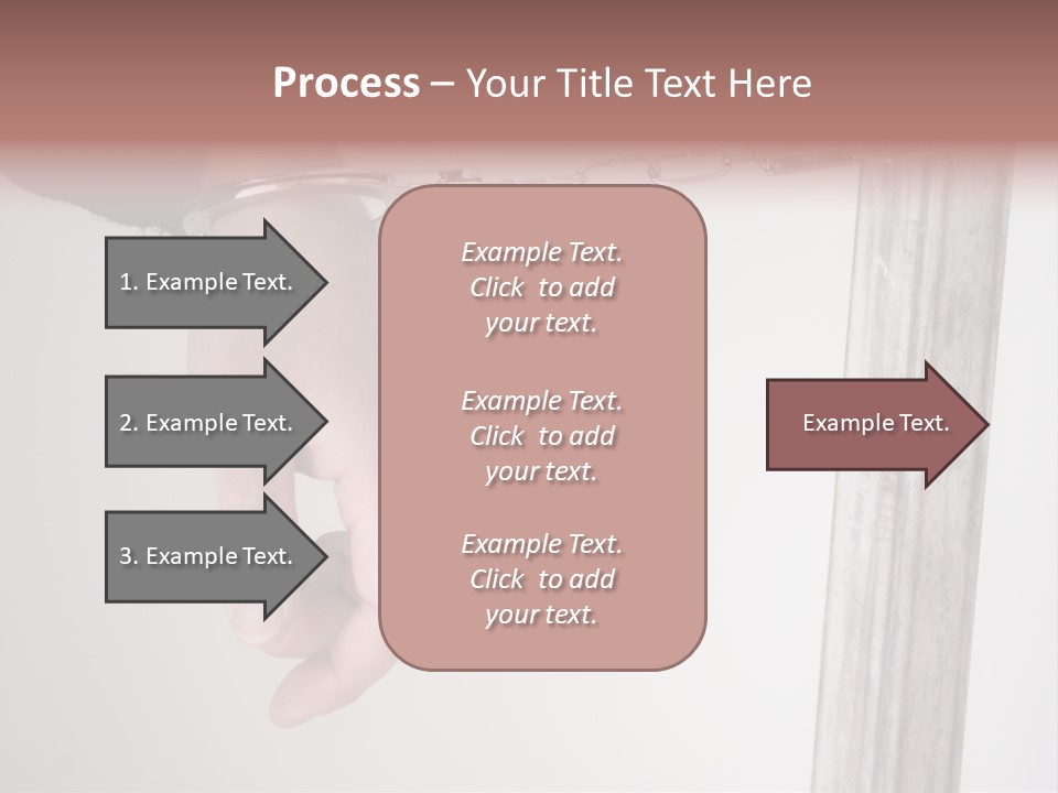Jail Busted Cuff PowerPoint Template