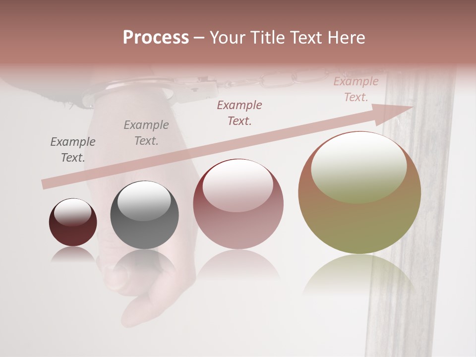 Jail Busted Cuff PowerPoint Template