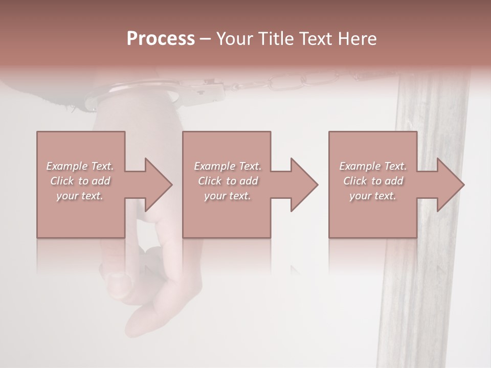Jail Busted Cuff PowerPoint Template