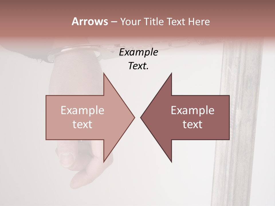 Jail Busted Cuff PowerPoint Template