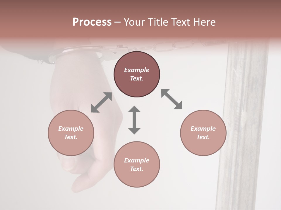 Jail Busted Cuff PowerPoint Template