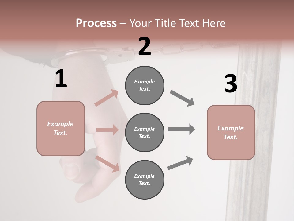 Jail Busted Cuff PowerPoint Template