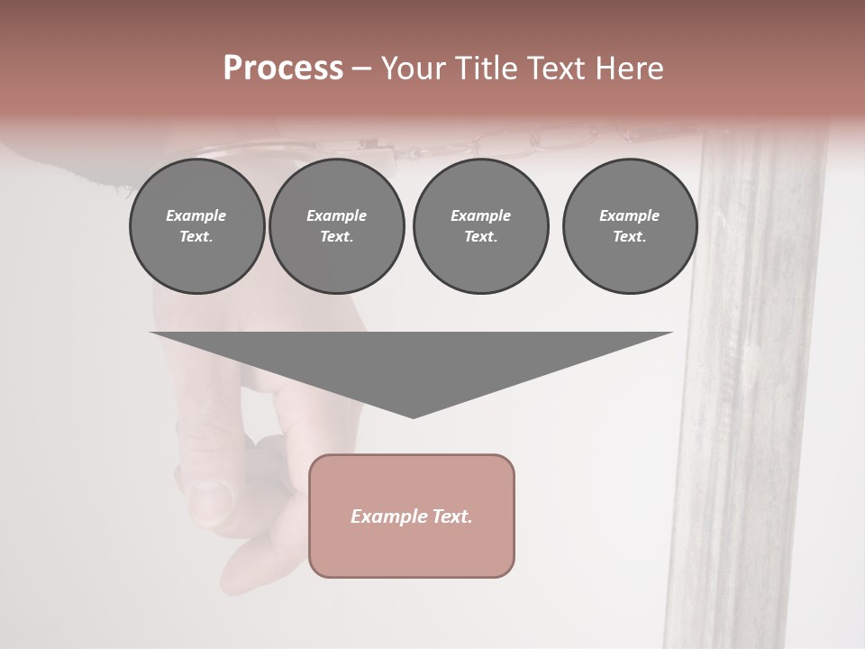 Jail Busted Cuff PowerPoint Template