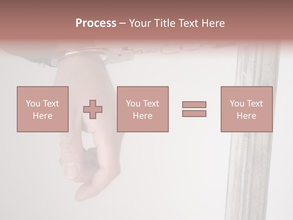 Jail Busted Cuff PowerPoint Template