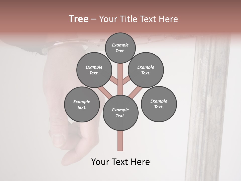 Jail Busted Cuff PowerPoint Template