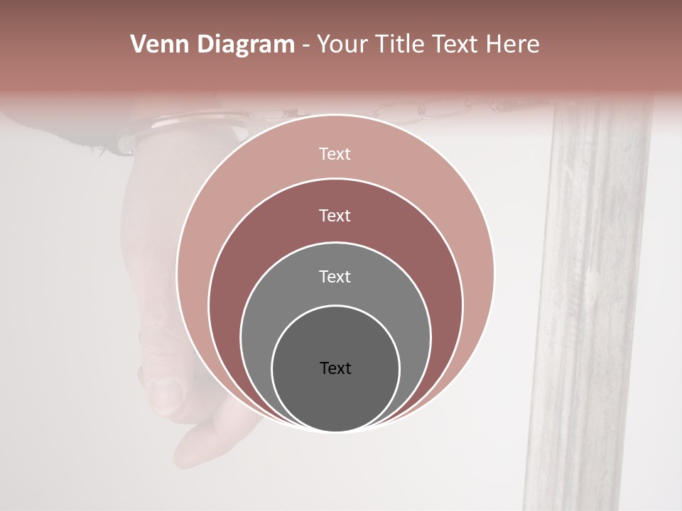 Jail Busted Cuff PowerPoint Template