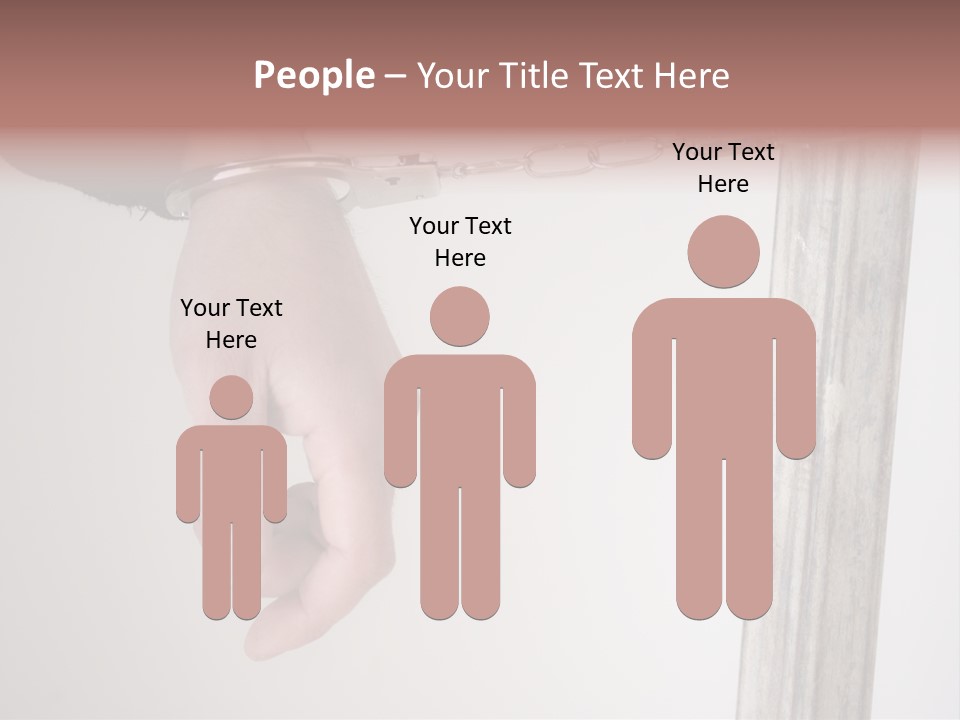 Jail Busted Cuff PowerPoint Template