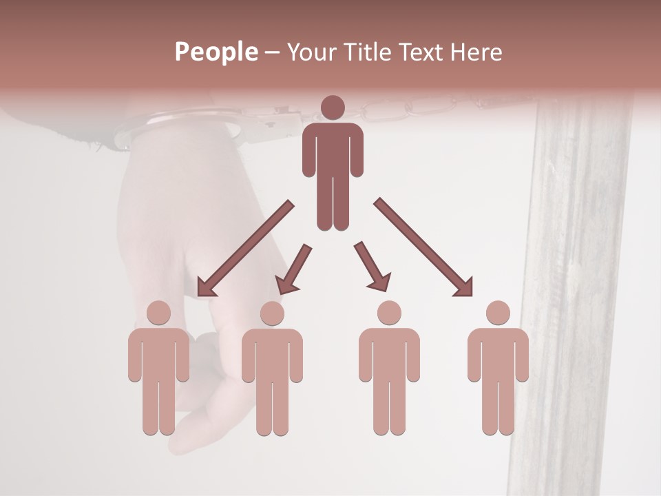 Jail Busted Cuff PowerPoint Template