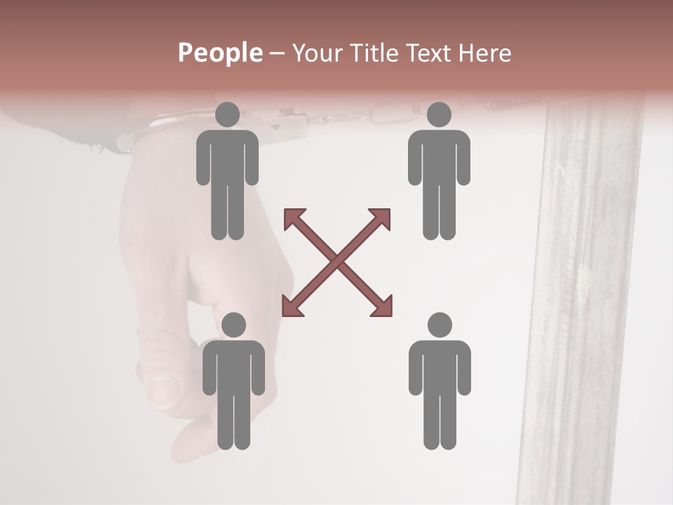 Jail Busted Cuff PowerPoint Template