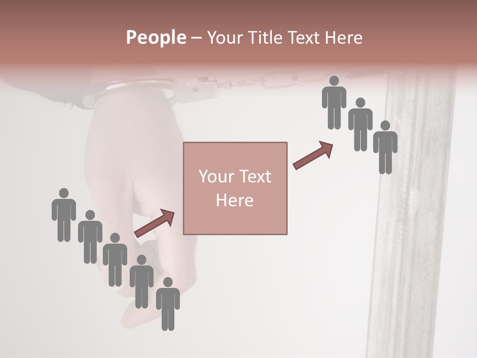 Jail Busted Cuff PowerPoint Template