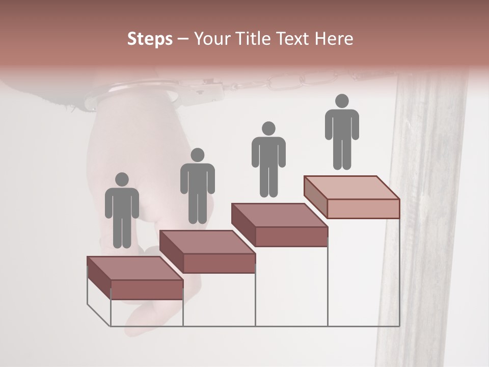 Jail Busted Cuff PowerPoint Template