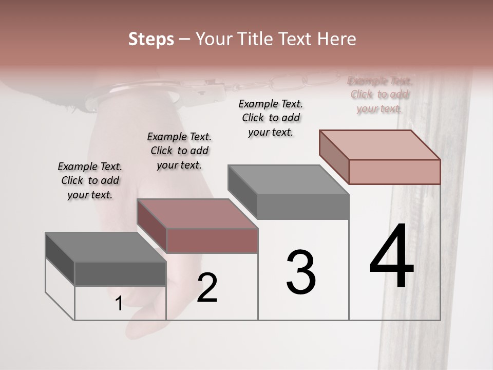 Jail Busted Cuff PowerPoint Template