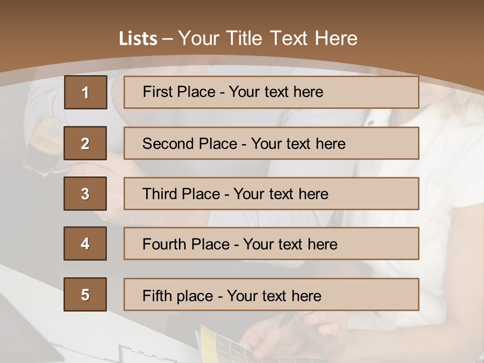 Indoors  Years Married PowerPoint Template