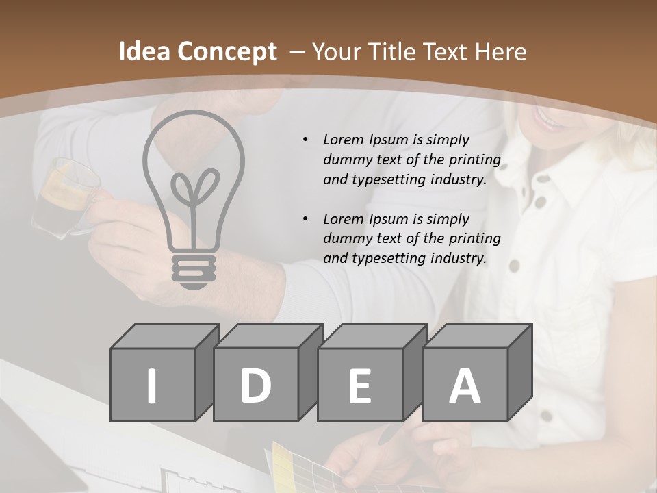 Indoors  Years Married PowerPoint Template