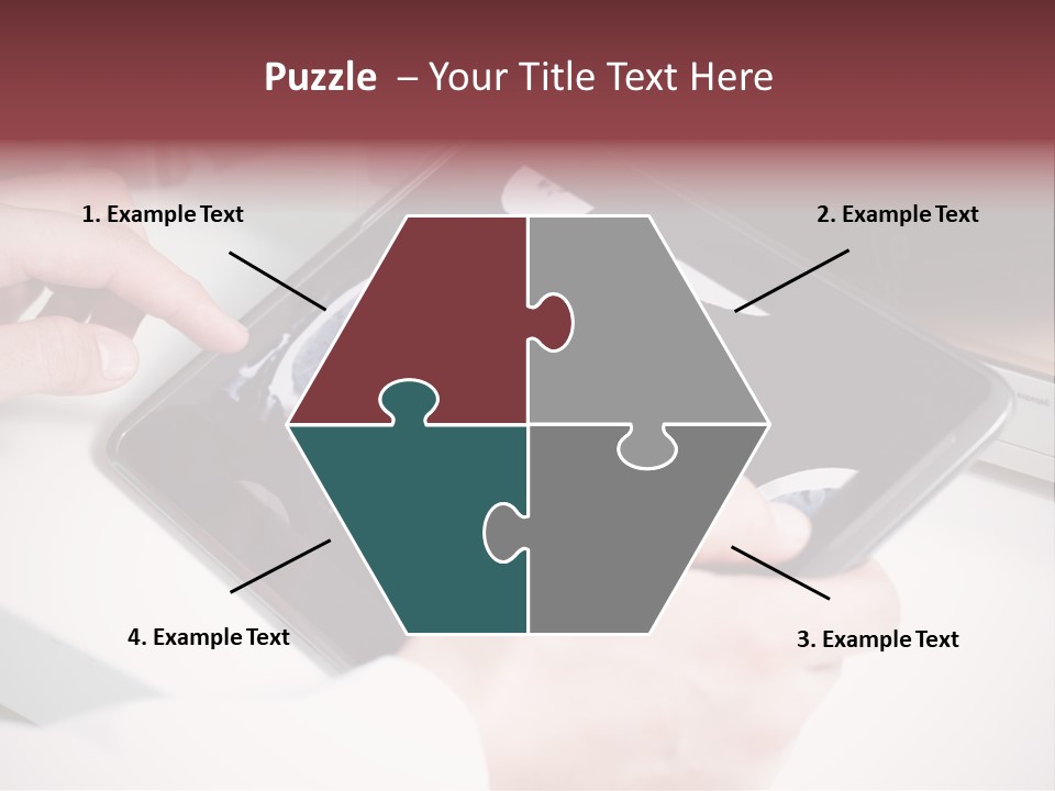 Record New Hand PowerPoint Template