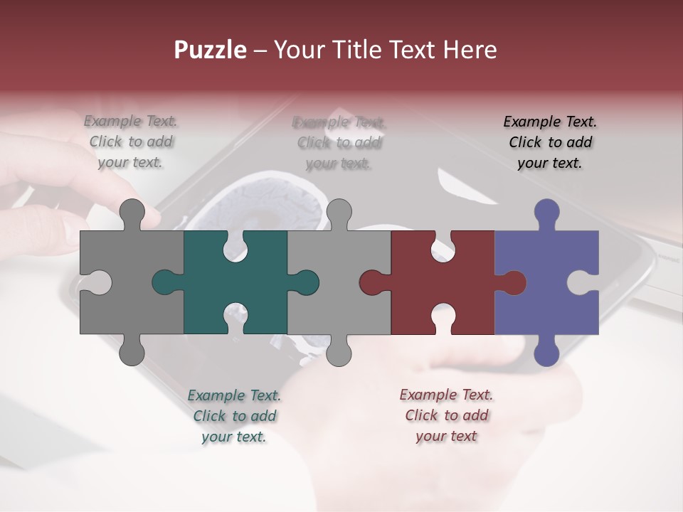 Record New Hand PowerPoint Template