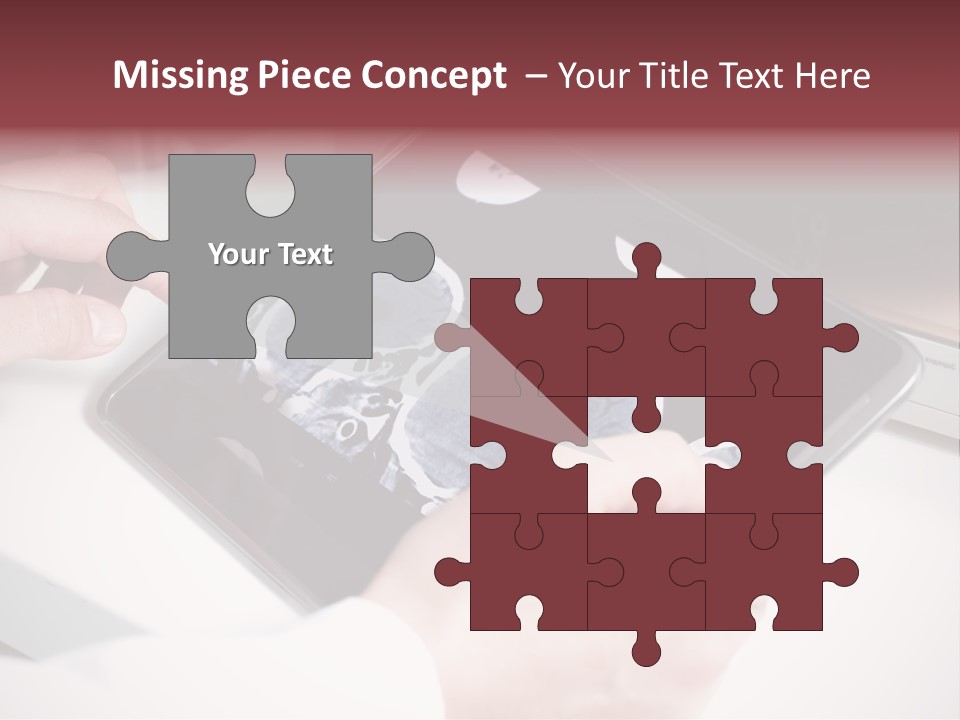 Record New Hand PowerPoint Template