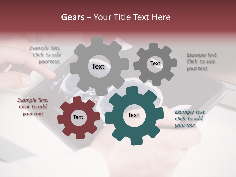 Record New Hand PowerPoint Template