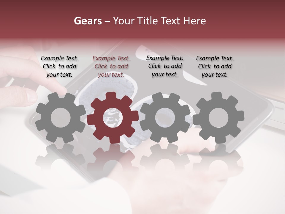 Record New Hand PowerPoint Template