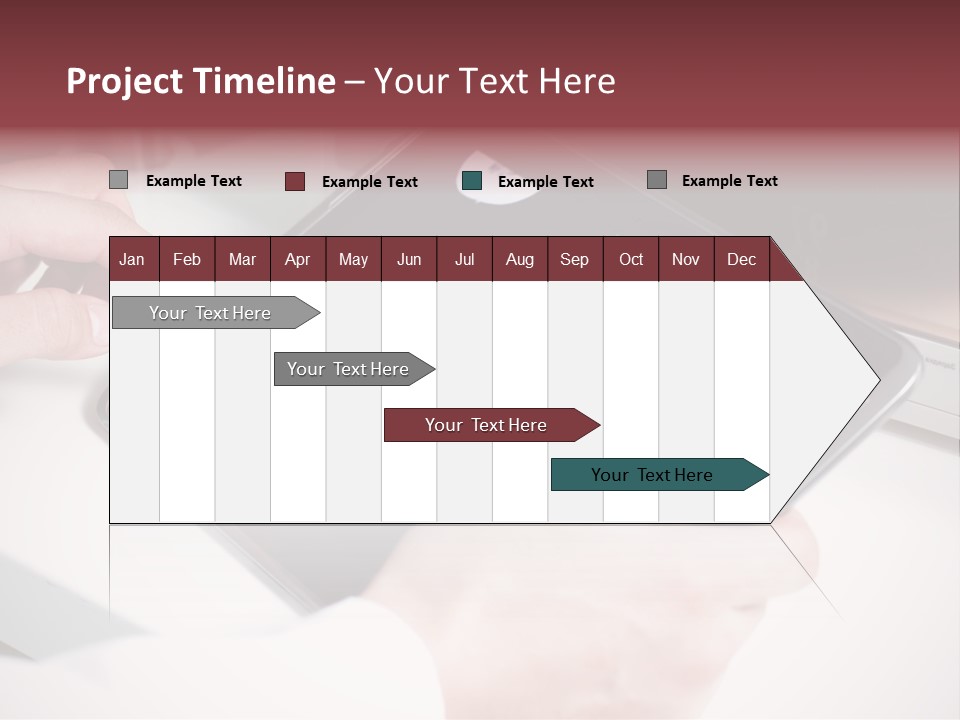 Record New Hand PowerPoint Template