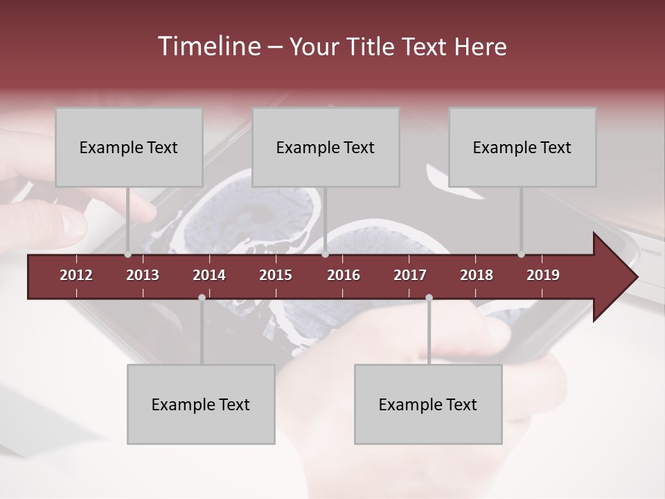 Record New Hand PowerPoint Template