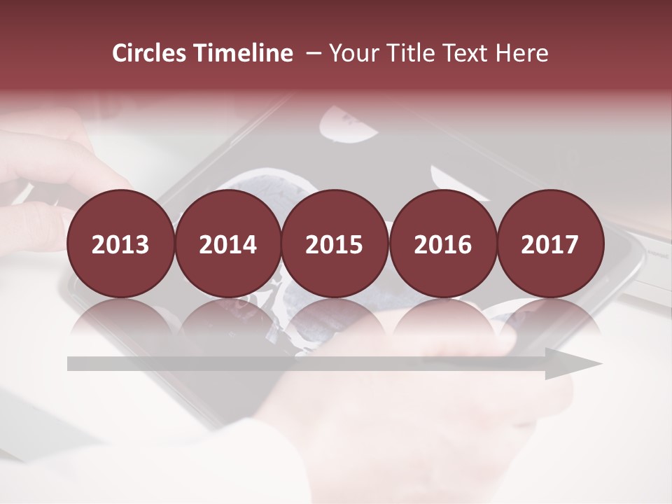 Record New Hand PowerPoint Template