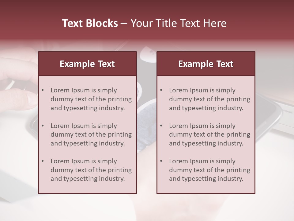 Record New Hand PowerPoint Template