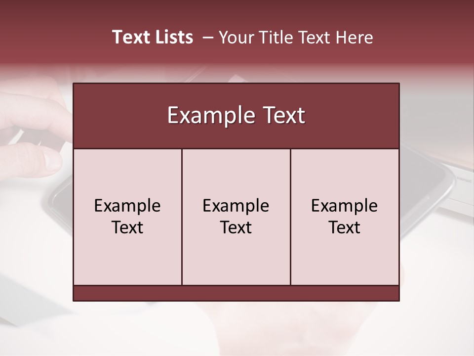 Record New Hand PowerPoint Template