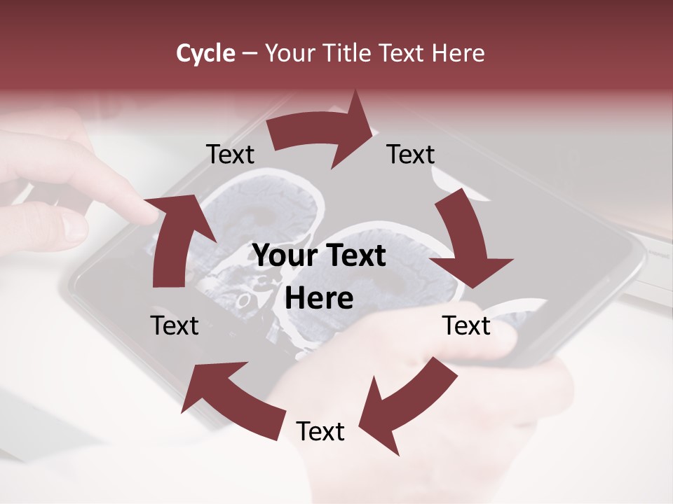 Record New Hand PowerPoint Template