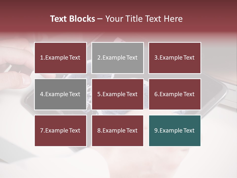 Record New Hand PowerPoint Template