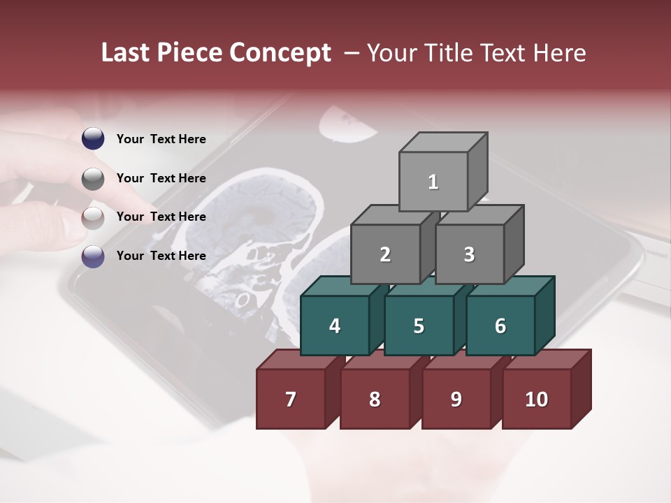 Record New Hand PowerPoint Template