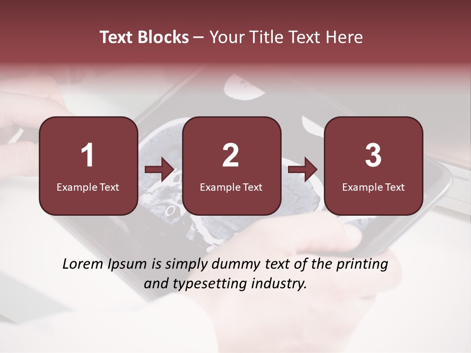 Record New Hand PowerPoint Template