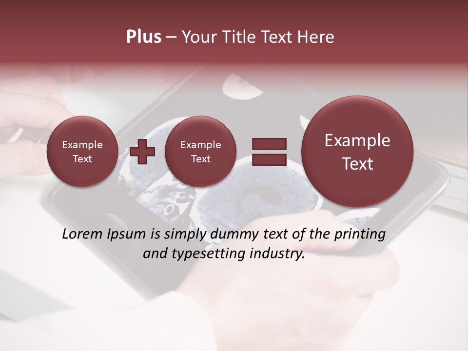 Record New Hand PowerPoint Template