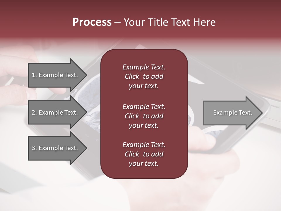 Record New Hand PowerPoint Template