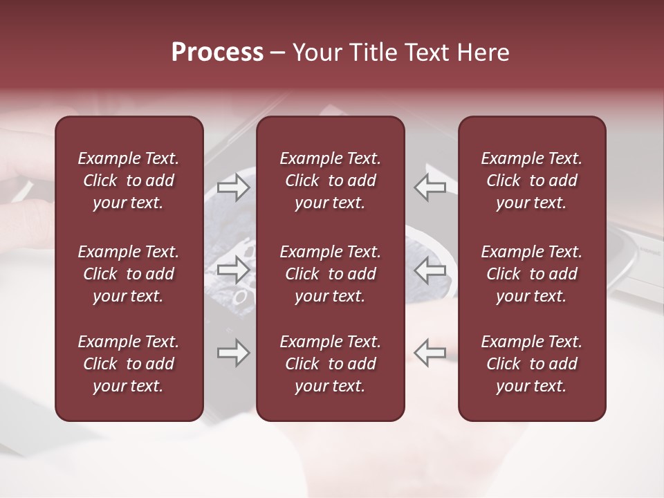 Record New Hand PowerPoint Template