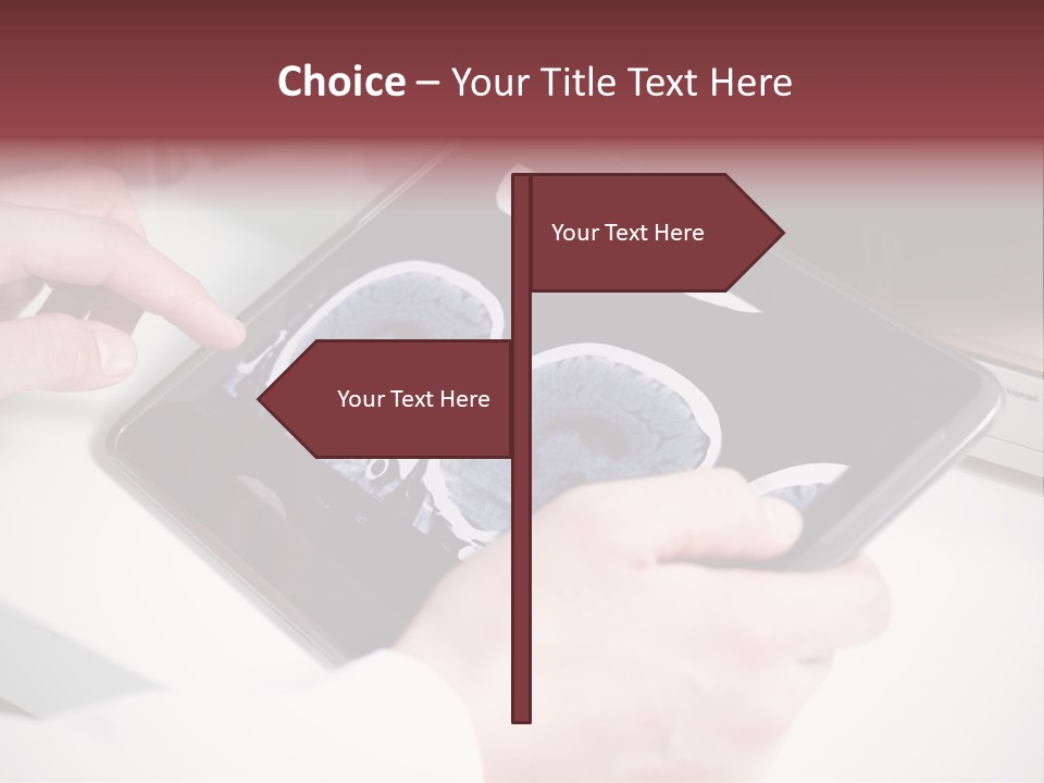 Record New Hand PowerPoint Template