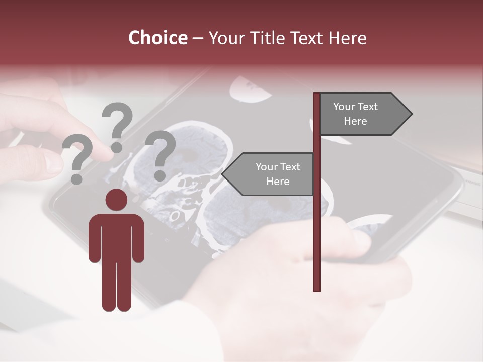 Record New Hand PowerPoint Template