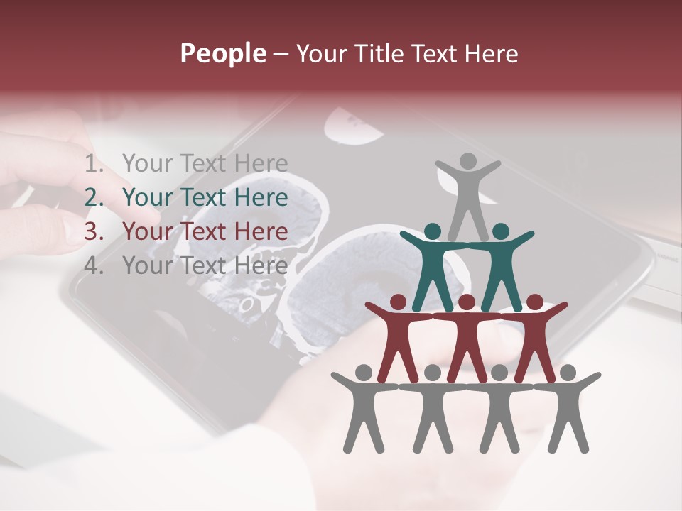 Record New Hand PowerPoint Template