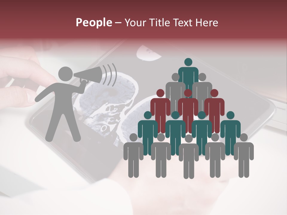 Record New Hand PowerPoint Template