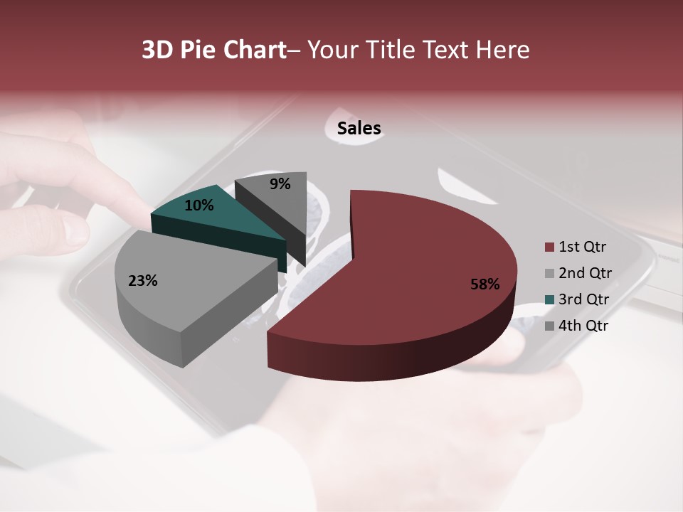 Record New Hand PowerPoint Template