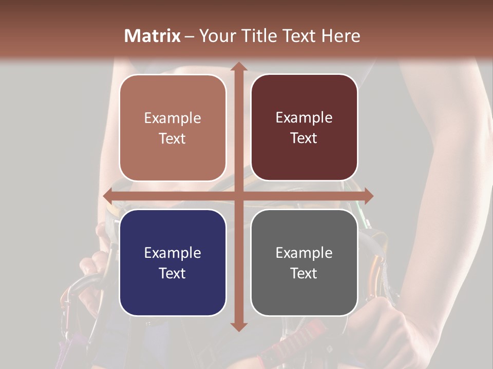 Active Risk Mountaineering PowerPoint Template