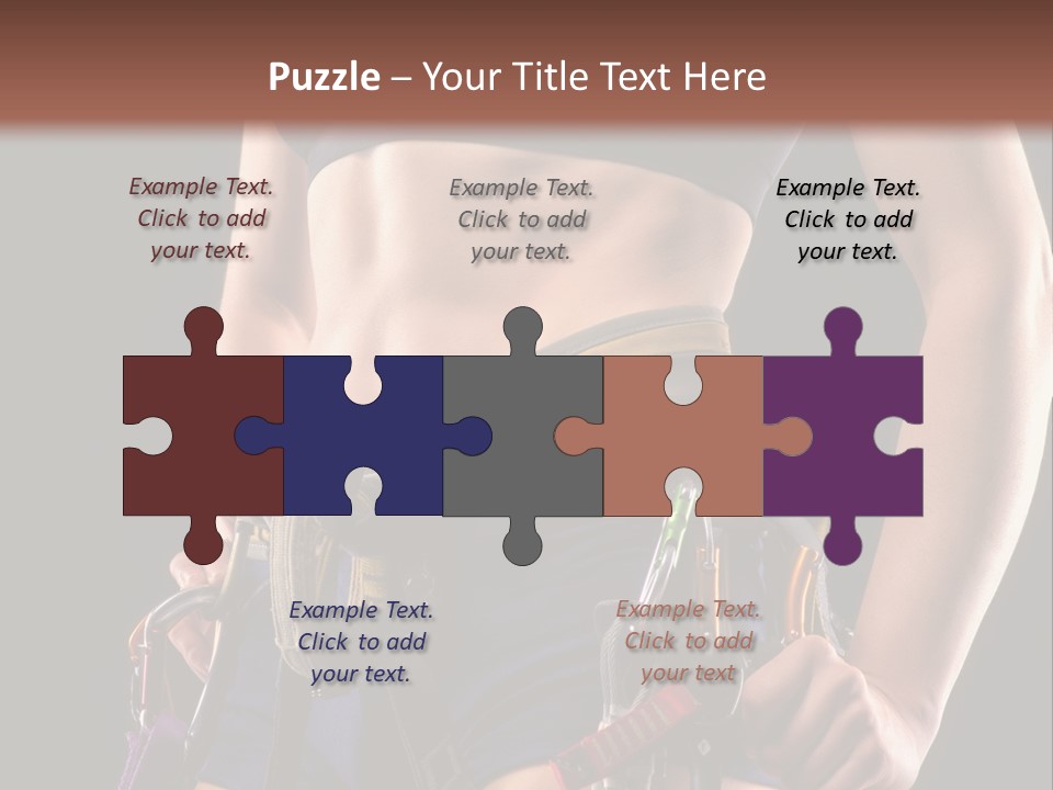 Active Risk Mountaineering PowerPoint Template