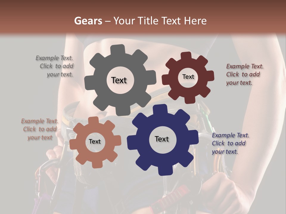 Active Risk Mountaineering PowerPoint Template