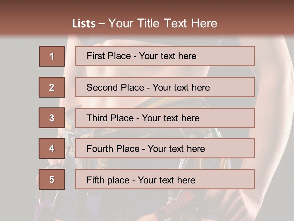 Active Risk Mountaineering PowerPoint Template
