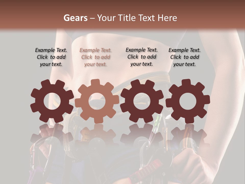 Active Risk Mountaineering PowerPoint Template