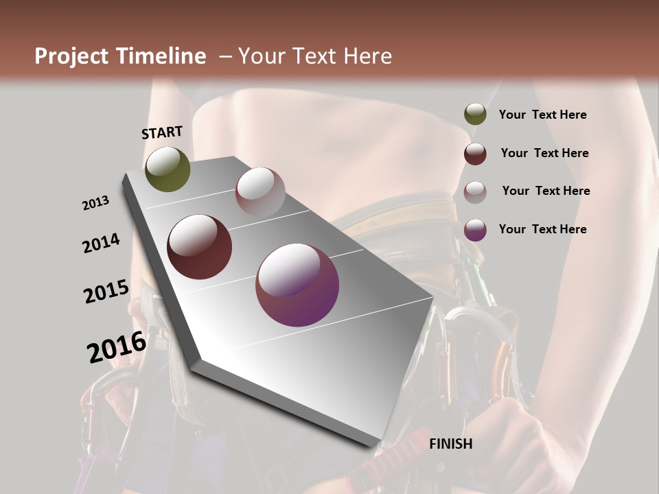 Active Risk Mountaineering PowerPoint Template