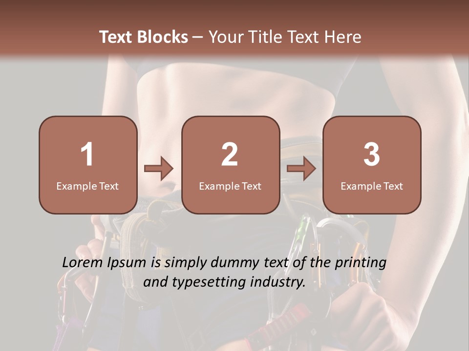 Active Risk Mountaineering PowerPoint Template