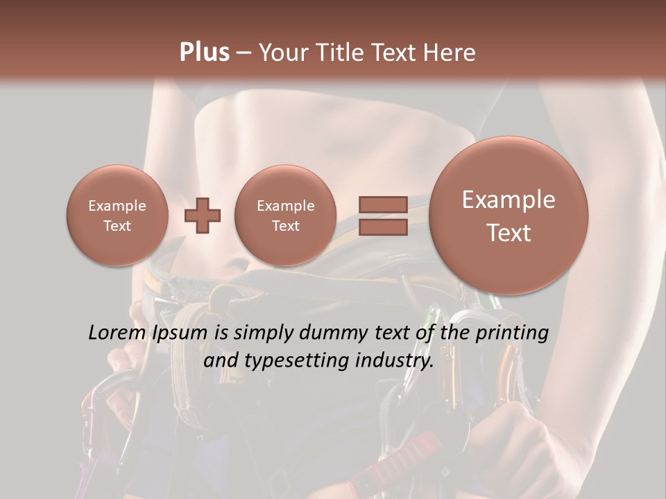 Active Risk Mountaineering PowerPoint Template