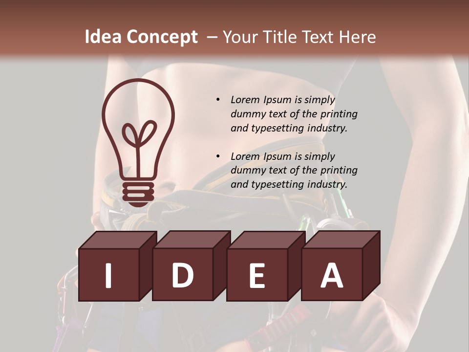 Active Risk Mountaineering PowerPoint Template