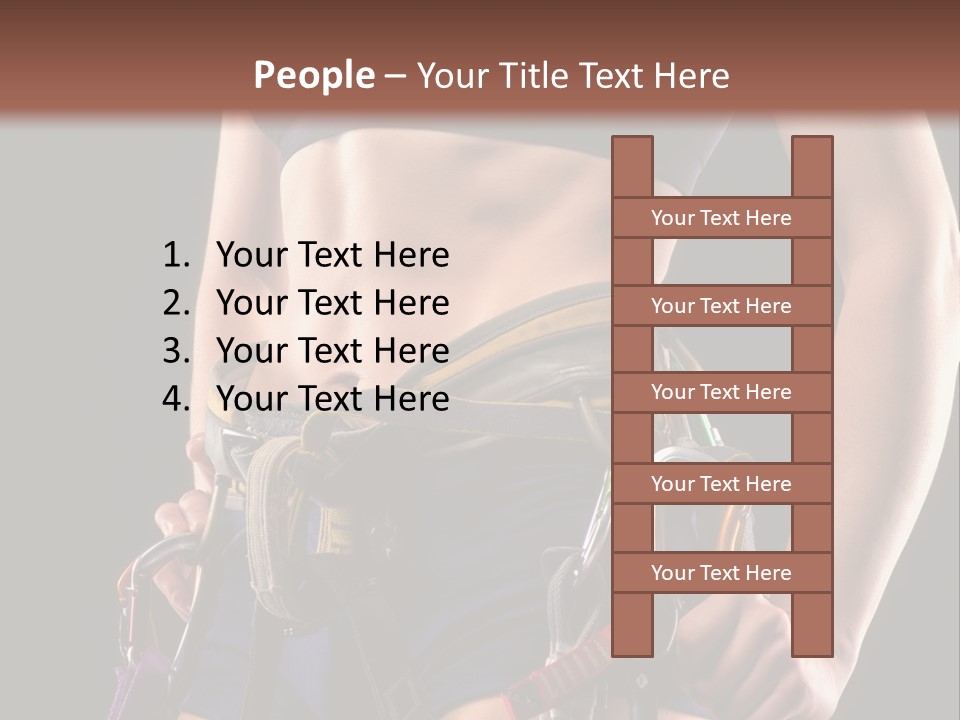 Active Risk Mountaineering PowerPoint Template
